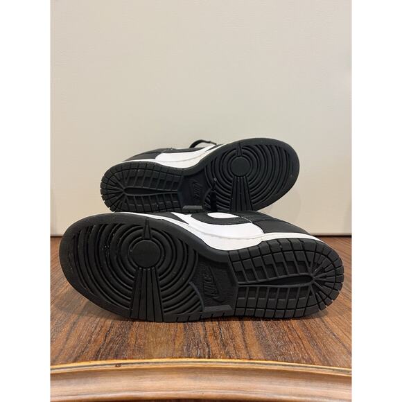 Nike Dunk Low Retro Black White Panda Men Size 7 Shoes Sneakers Excellent Cond. - Picture 7 of 12
